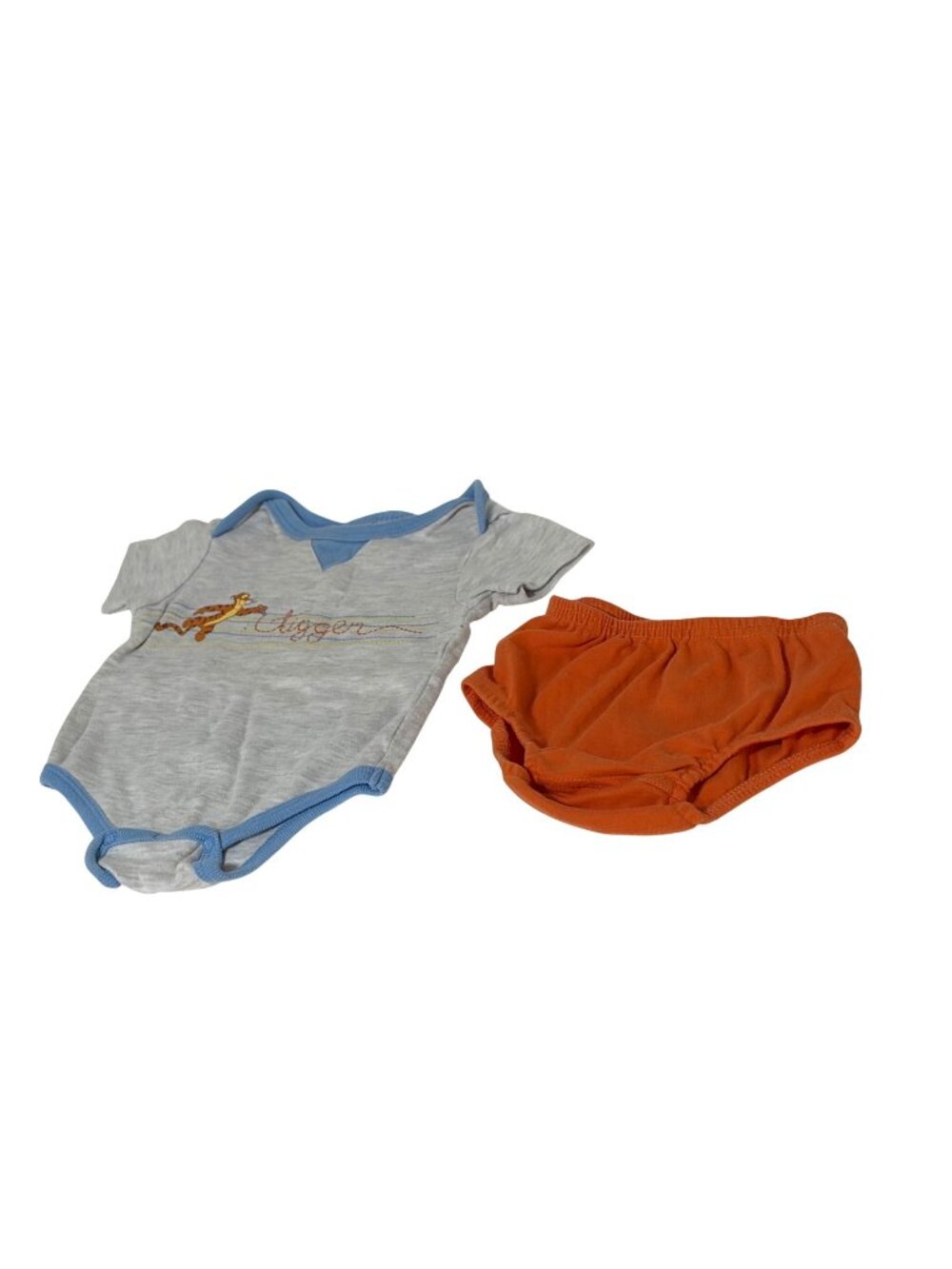 Vintage 2 piece Set Disney Infant Baby Size 6 9 months Tigger bodysuit shorts b